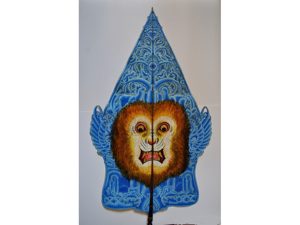 Gunungan-imitatiemas-84cm-leeuw-achter