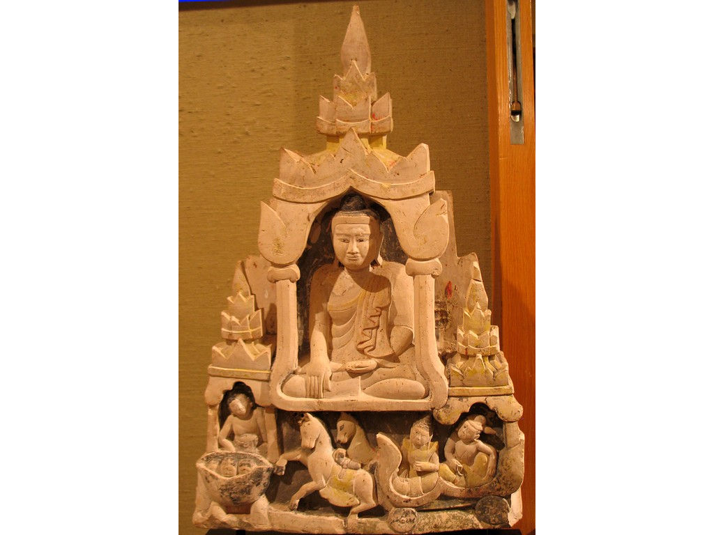 Buddha-Burma-MandalayStyle-18.19cy-bhumisparsamudra-souls-kawah-outing-horses