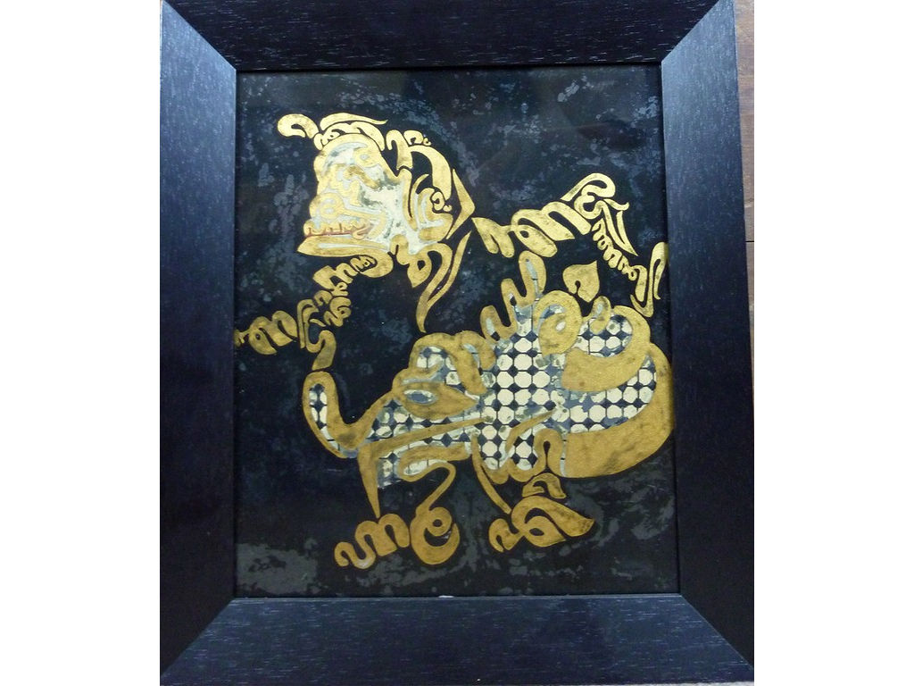-glasspainting-calligraphy-Semar