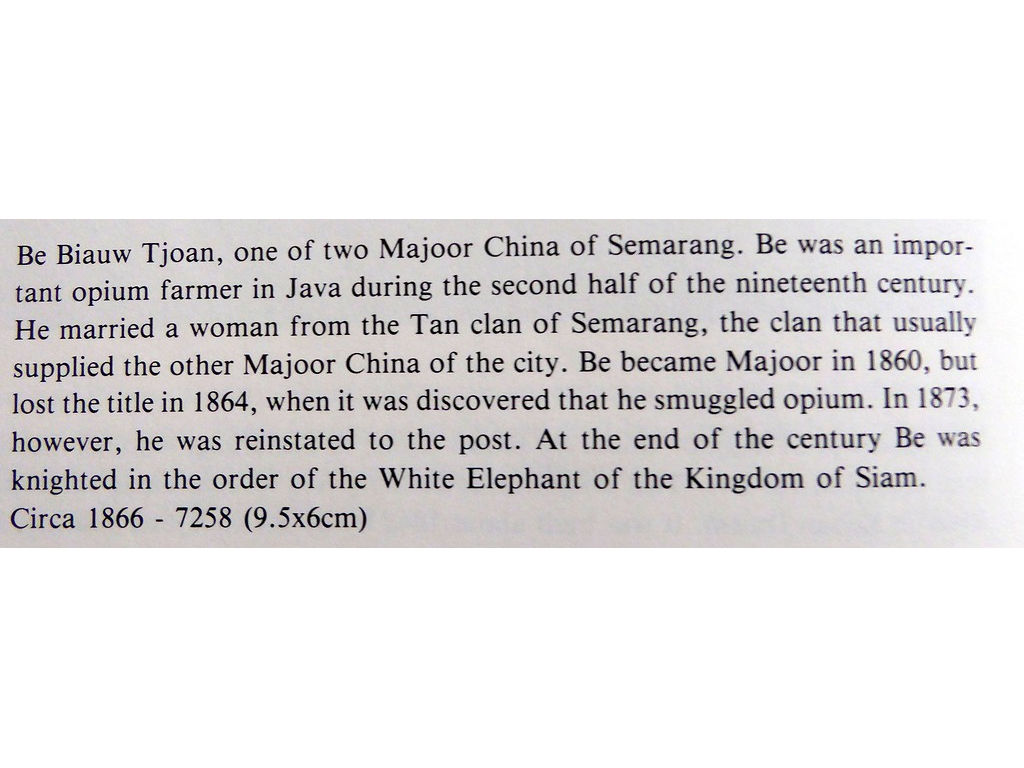 Be-Biauw-Tjoan-Majoor-China-text